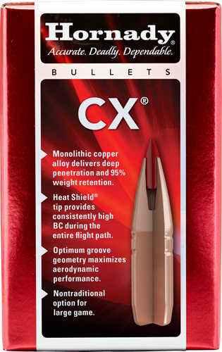 Hornady 6mm Caliber .243 Diameter 80 Gr Copper Alloy Expanding Bullet Per 50