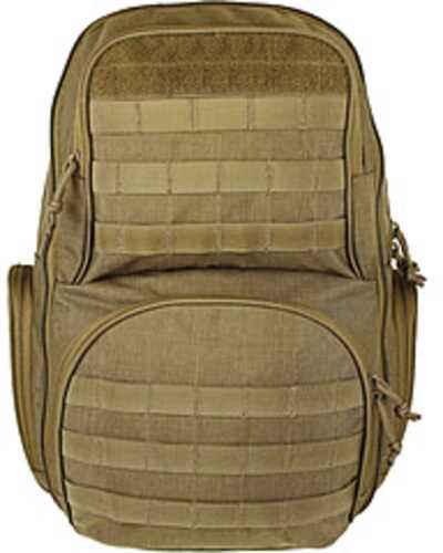 Advance Warrior Solutions Juggernaut 5 Day Pack Tan PolTRUEter, MOLLE Front, Hydration System Compatible