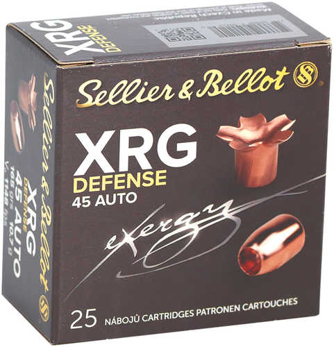 Sellier & Bellot SB45XA 45 ACP â€“ Reliable Expansion and Low Recoil