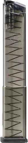 ETS Group Pistol Mags 17rd Standard 9mm Compatible w/Glock 18/19/19X/26/34/45 Smoke Polymer