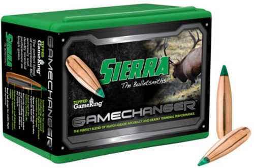Sierra 30 Caliber 308 Diameter 125 Grain Tipped TGK Game Changer Bullet 100 Count