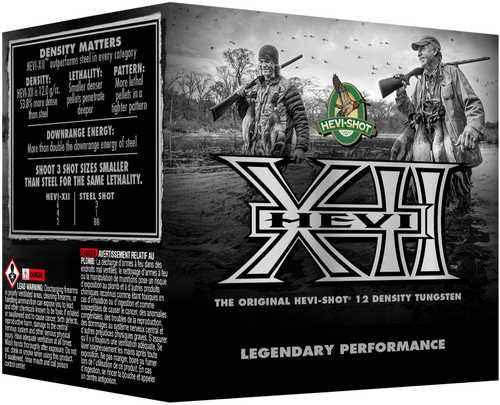 HEVI-Shot HEVI-XII Waterfowl 20 Gauge 3" 1 1/4 oz Tungsten 4 Shot Ammo 25 Round Box