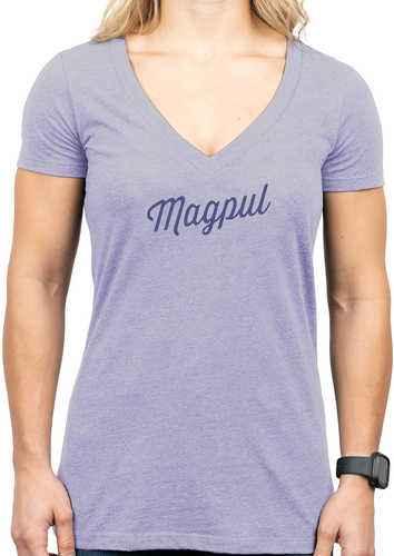 Magpul Mag1336-530-Xl Rover Script Women's Orchid Heather Cotton/PolTRUEter Short Sleeve Xl