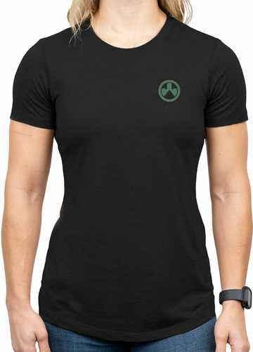 Magpul Mag1341-001-Xl Prickly Pear Women's Black Cotton/PolTRUEter Short Sleeve Xl