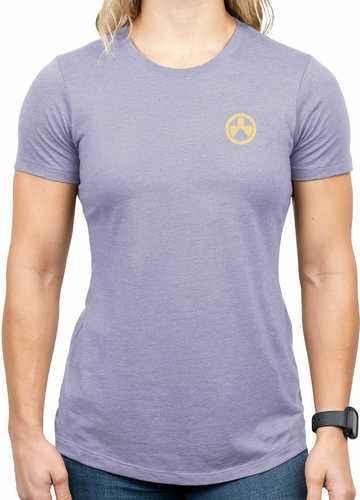 Magpul Mag1341-530-L Prickly Pear Women's Orchid Heather Cotton/PolTRUEter Short Sleeve Large