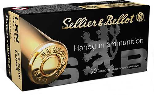 Sellier & Bellot 32 S&W Long Ammunition â€“ Reliable 100 Grain Soft Point for Target Practice