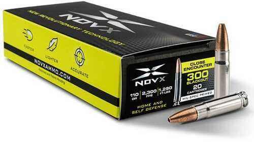 FALSEvX Close Encounter Rifle Ammunition .300 Blackout 110Gr Lead Free HP 2300 Fps 20/ct