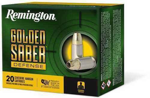 Remington Golden Saber Defense Ammunition .357 Mag 125Gr BJHP 1220 Fps 20/ct