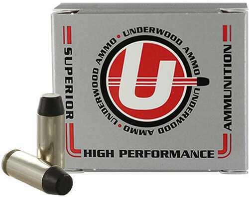 Underwood Ammo Hard Cast Flat FALSEse Handgun Ammunition 10mm Auto 220Gr FN 1200 Fps 20/ct