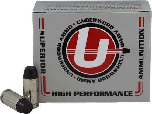 Underwood Ammo Hard Cast Flat FALSEse Handgun Ammunition 40 S&W 200Gr FN 1000 Fps 20/ct