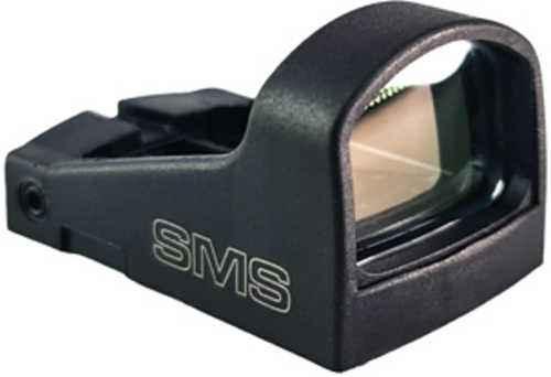 Shield Sights SHIELD Mini Sight Red Dot Sight FALSEn Magnified Fits SMS Footprint 4MOA Dot Black SMS-4MOA-POLY