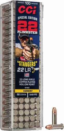 Cci Ammo Stanger 22 Long Rifle 1640fps. 32 Grain Jhp 100-pack