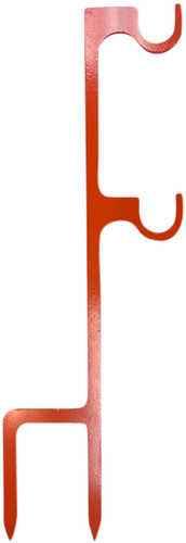 Champion Targets 44915C Impact Steel Double Hanger Stake Rimfire Orange