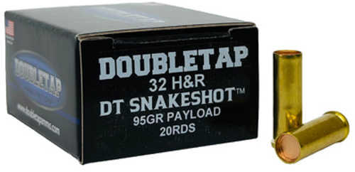DoubleTap Ammunition SnakeShot 32 H&R 90 Grain â€“ Versatile Shotshell with Hardcast Full Wadcutter
