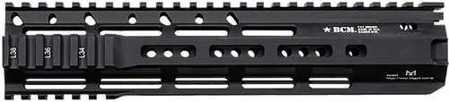 BCM RAIDERM10556Bl Raider-M13 Rail Black AFALSEdized 10.00" M-LOK Free-Floating Style Made Of Aluminum For AR-Platform