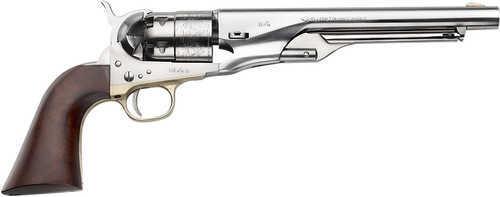 Pietta Pf60Os448 1860 Army "Old Silver" 44 Cal 8" 6Rd Old Silver Steel Frame, Cylinder & Round Barrel W/Walnut Grip - Western Gun Store