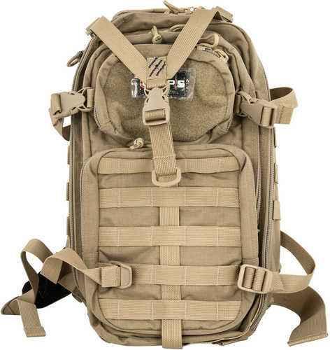 GPS Bags GPST1611Bob Tactical Bugout Bag Tan 600D PolTRUEter 2 Handguns