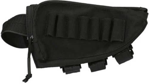 Evolution Outdoor Tactical Rifle Cheek Rest Ammo Carrier PolTRUEter Zippered Utility Pouch Clear Pocket Black 51322-EV