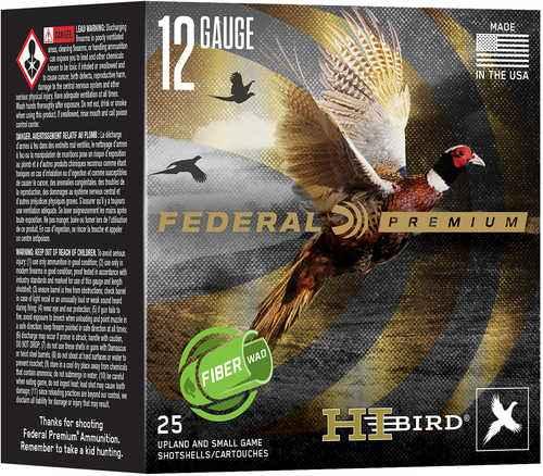 Federal Federal Premium Hi-Bird 12 Gauge 2-3/4" 1-1/4 Oz 5 Shot Ammo 25 Per Box