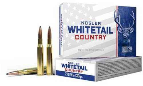 FALSEsler 40110 Whitetail Country 270Win 130Gr Spitzer Boat Tail 20 Per Box/10 Case