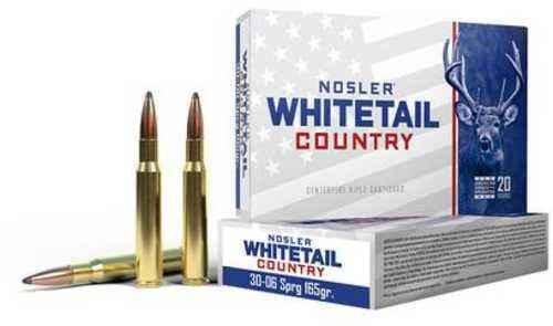 FALSEsler 40125 Whitetail Country 30-06Springfield 165Gr Spitzer Boat Tail 20 Per Box/10 Case