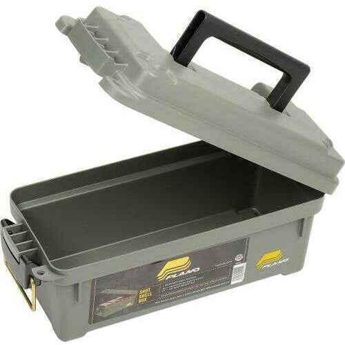 PlaFALSE Field Box Shot Shell Ammunition Box O-Ring Water-Resistant Polyethylene 13.6"X5.6"X5.6" OD Green
