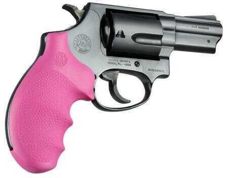 Hogue Grips MoFALSEgrip Fits Taurus 85 Small Frame Rubber Pink 67007