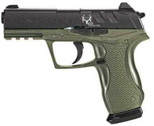 Gamo C-15 Bone Collector Blowback Air Pistol 177 BB/Pellet Green Finish Synethic Stock 8x2 Double Magazine Fixed Sights 