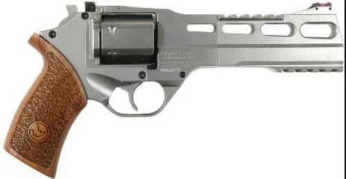 Chiappa White RhiFALSE Revolver 60DS 357 Magnum/38 Special 6" Barrel 6 Round Chrome Finish Pistol 340.224
