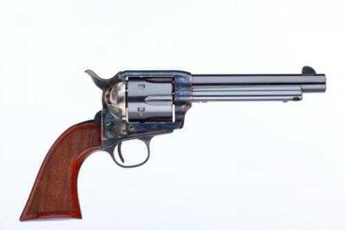 Taylor Uberti 1873 The Gunfighter Revolver 357 Mag 5.5" Barrel With Large Army Checkered Walnut Grips Tuned And Case Hardened Frame