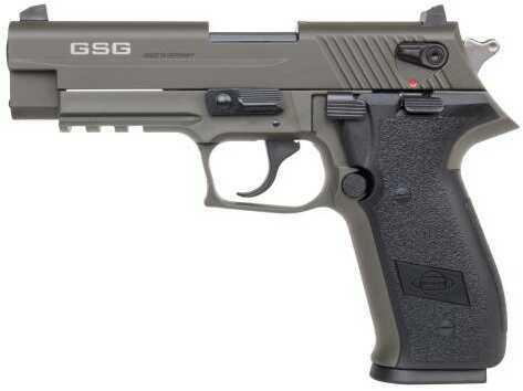 GSG Firefly Pistol 22 LR 3.9" Fixed Barrel Double Action Integrated Acessory Rail Green 10 Round