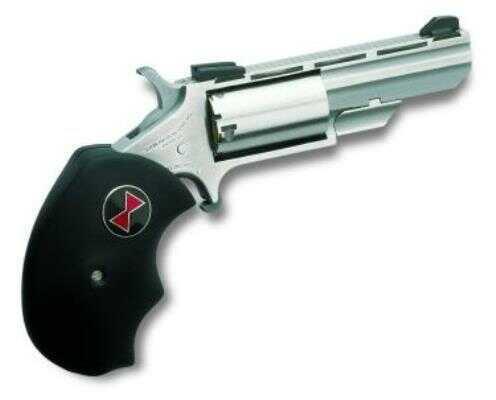 FALSErth American Arms Revolver 22 Long Rifle 2" Barrel Black Widow Rubber Grip Stainless Steel Adjustable Sights