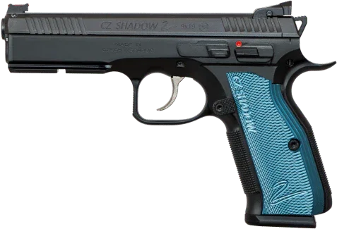 CZ Shadow 2 Black & Blue 9mm Pistol 91257 17 Rounds
