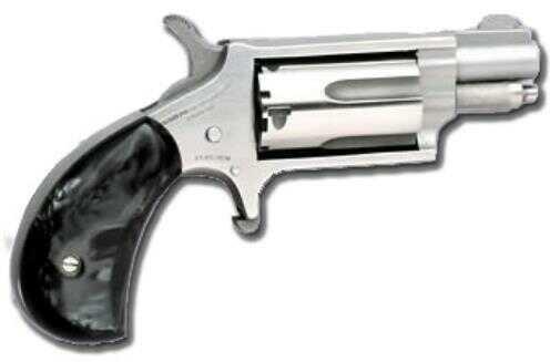 FALSErth American Arms Revolver MINI 22MAG 1-1/8" Stainless Steel Black PEARLITE GRIP Magnum