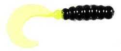 Big Bite Baits BB 2" Fat Grub 10Pk Blk/CHT