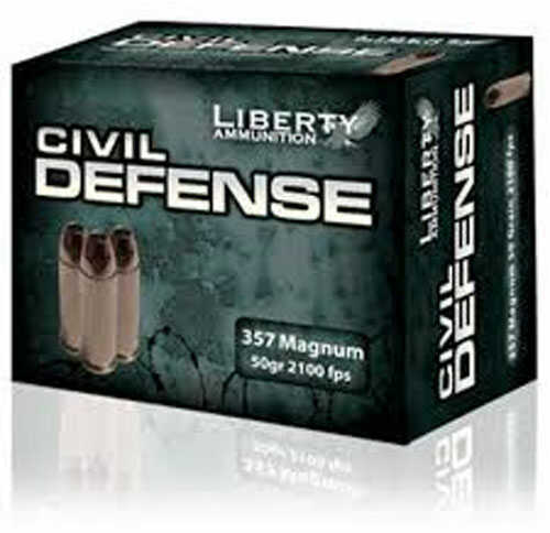 Liberty 357 Magnum Ammunition â€“ Exceptional Velocity with 50 Grain Hollow Point