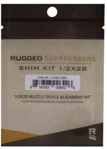 Rugged Suppressor Shim Kit 1/2X28