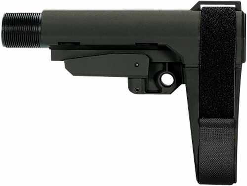SB Tactical SBA3X03MSB SBA3 X Synthetic Stealth Gray 5-Position Adjustable for AR-Platform (Tube FALSEt Included)