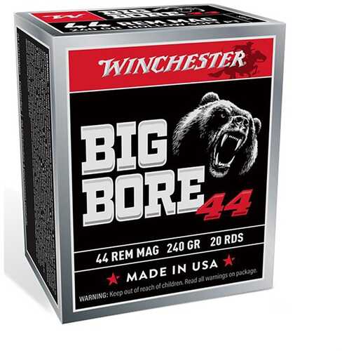 Big Bore 44 Remington Magnum JSP Handgun Ammo â€“ High Power Jacketed Soft Point Performance