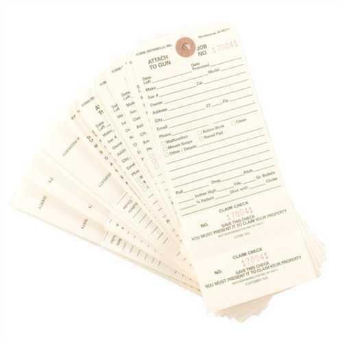 Brownells Double Stub Claim Checks - Western Gun Store