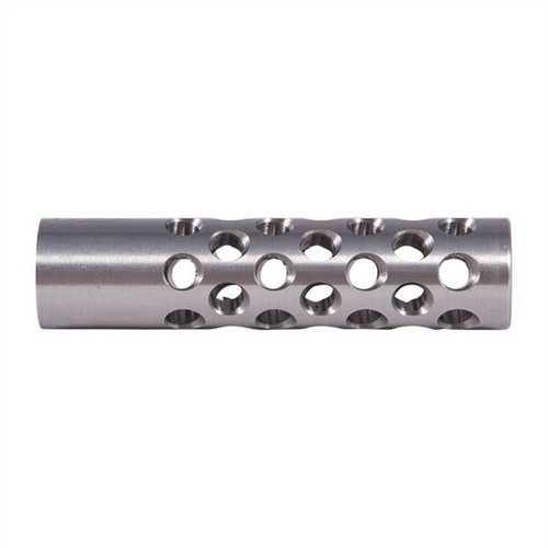 Shrewd #1 Muzzle Brake 22 Caliber 1/2-28 Threads .625 Size Universal Rifles Stainless Steel - Western Gun Store