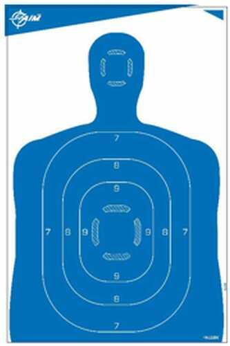 ALLEN EZAIM PAPER 23X35 SILH BLU 4P - Western Gun Store