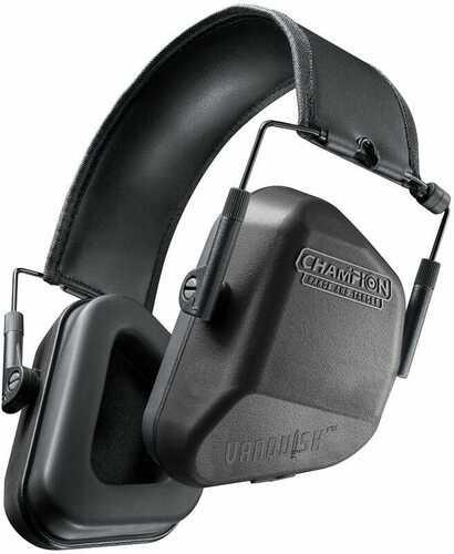 Champion Vanquish Passive Ear Muffs 24 NRR Black - Western Gun Store