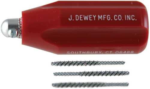 J. Dewey Shotgun Port Cleaning Tool Handle With Replacement Stainless Steel Brushes - Western Gun Store