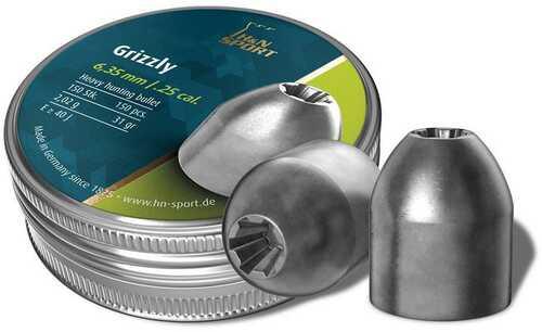 H&N Grizzly .25 Caliber Airgun Pellets 150 Count - Western Gun Store