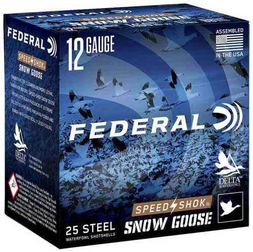 Federal Speed-Shok SFALSEw Goose Shotshells 12 Gauge 3" 1-1/4 Oz 1450 Fps #2 Shot 25 Rounds