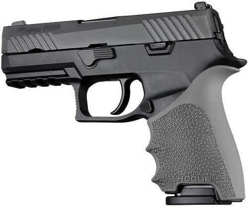 Hogue HandAll Beavertail Handgun Grip Sleeve For Sig Sauer P320 Compact Slate Grey