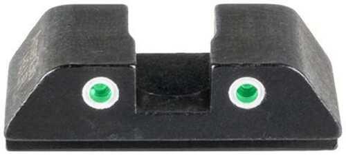 Ameriglo Tritium 2-Dot Rear Handgun Sight For Glock 42/43/43x/48 Green With White Front - Western Gun Store