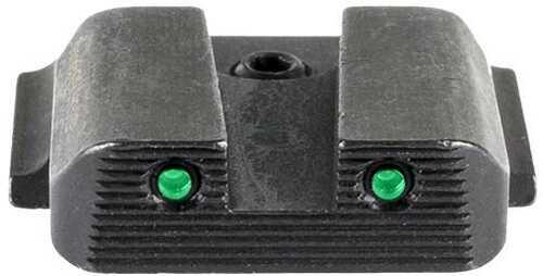 Ameriglo 2-Dot Tritium Rear Handgun Sight For S&W M&P (Excludes .22/.380/Shield/EZ/Pro) Green With Black SW-875R - Western Gun Store