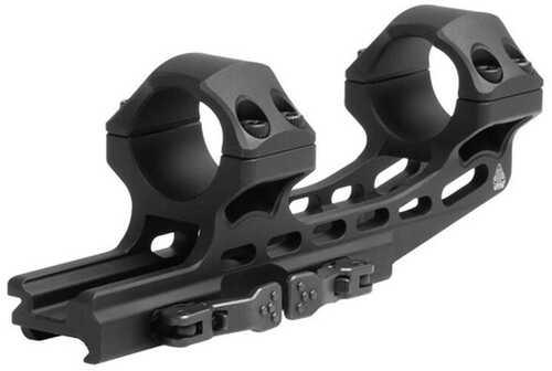 Leapers 1-Piece UTG Accu-Sync Qr Cantilever Mount 1" High w 50mm Offset - Matte Black - Western Gun Store